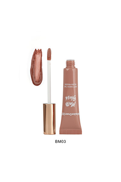 Makeover22 أحمر خدود سائل غير لامع مع لون - مونا ليزا BM03