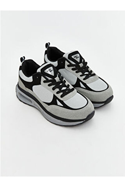 LC Waikiki Modanova Sezon Gray Lace-Up Men's Sports Shoes
