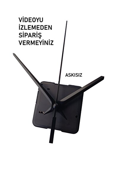 CNR SHOP Saat Mekanizması, 14 MM ŞAFT BOYU Saat Makinesi Sessiz Çalışır Akrep...