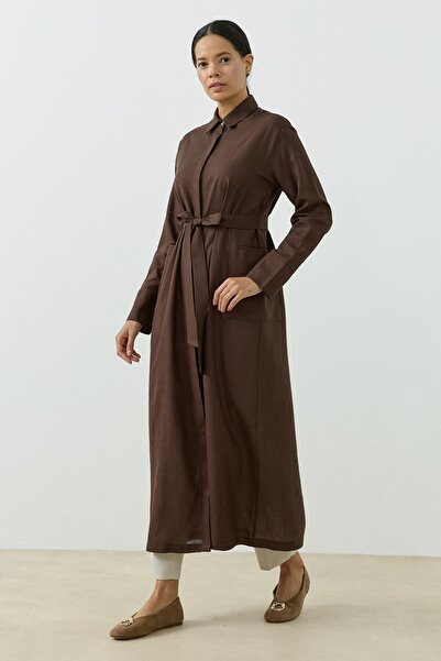 QANU Arden Gömlek Kahverengi
