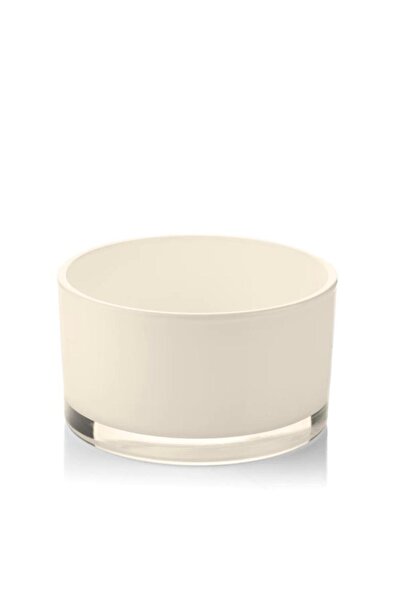 İV BLUE PURPLE Pars Candle Holder 6 Pieces Cream Colored Oval Glass Cups - Su...