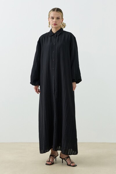 QANU İzra Elbise Siyah