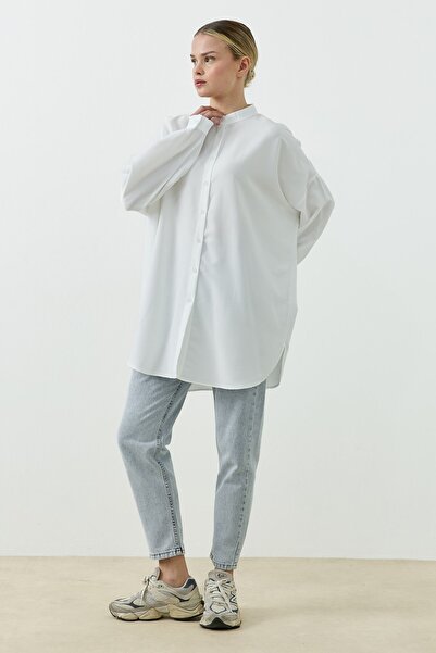 QANU Evora Gömlek Beyaz