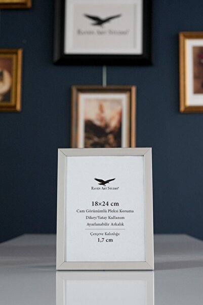 Raven Art Studio Ermitaj 18x24 cm Ασημένια Αφίσα Φωτογραφιών και Εγγράφων Πλα...