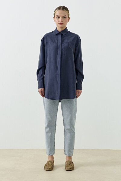 QANU Valencia Gömlek Lacivert