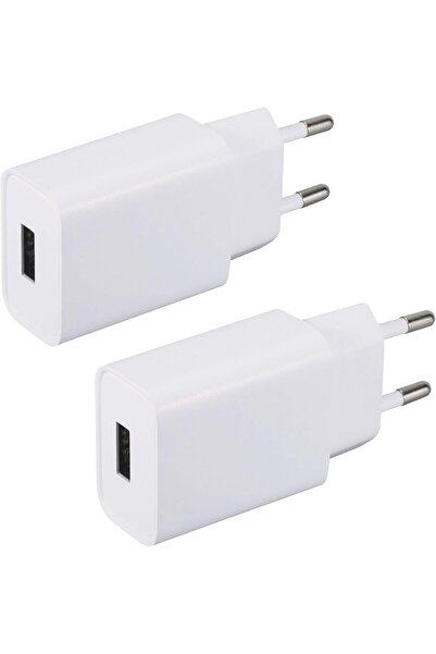 NO BRAND Pack of 2 USB Power Supply, 5 V, 2 A, USB Charger