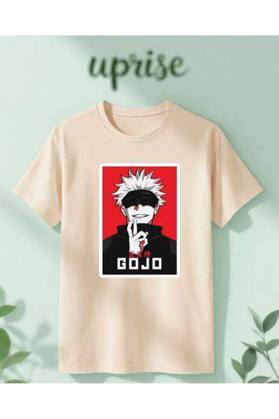 Vordevia Satoru Gojo Jujutsu Kaisen Printed Cotton Lu Oversized T-Shirt