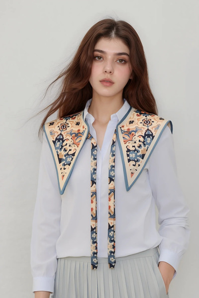 Walkenzo Дамски шал с османски мотиви | Шал за врата