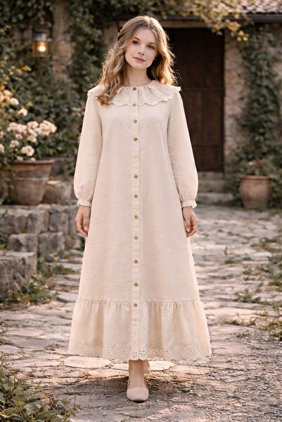 Tarz Çocuk فستان حجاب بأكمام طويلة للفتيات من عمر 11-14 سنة للمناسبات الخاصة ...