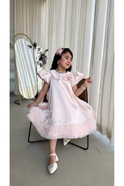 Warazan soft midi girls' dress