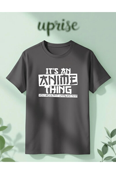 Vordevia Este o chestiune de anime cu imprimeu bumbac lu supradimensionat tricou