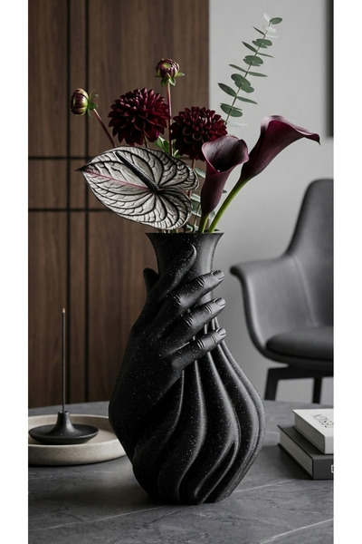 END Design Modern Ruhlu Hand Vase |   Artistic Touch with Pla Material |   20...