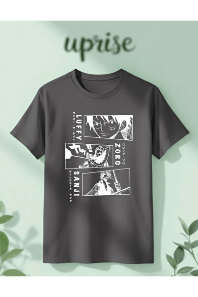 Vordevia تي شيرت ون بيس زورو لوفي سانجي مطبوع قطن لو أوفر سايز