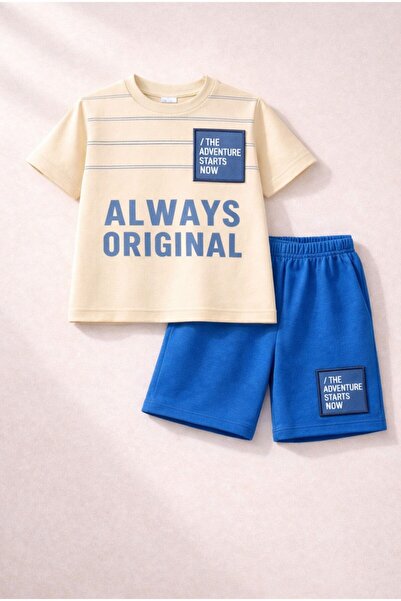 McA all inclusive Boy's Always Printed Summer Top and Bottom Set