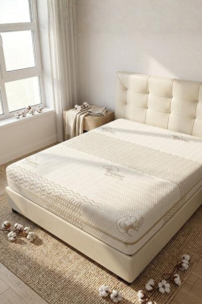 Siervotex Naturel Fermuarlı Yatak Kılıfı,%100 Pamuk,Fermuarlı Yatak Kılıfı,Ya...