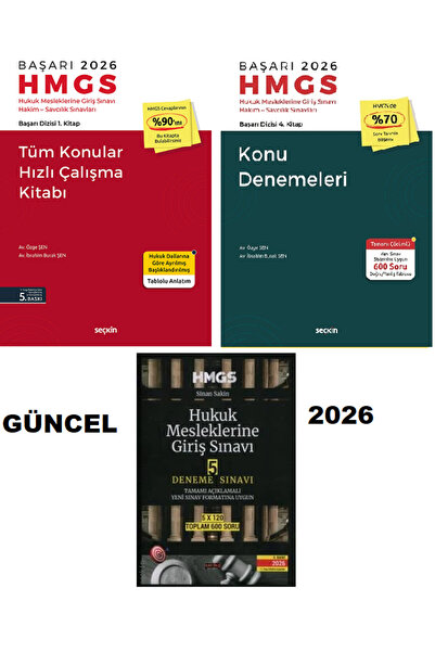 Seçkin Yayınları BAŞARI HMGS Tüm Konular Hızlı Çalışma Kitabı+KONU DENEMESİ+S...