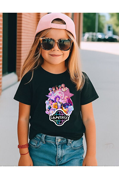 lovver Παιδικό μπλουζάκι KPOP Demon Hunters με σχέδιο Huntrix Rumi Zoey Mira,...