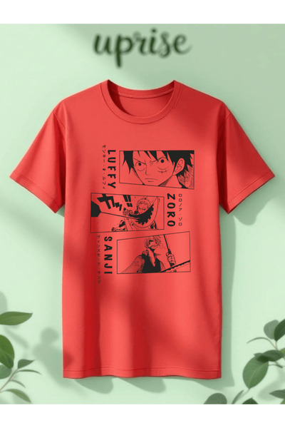 Vordevia تي شيرت ون بيس زورو لوفي سانجي مطبوع قطن لو أوفر سايز