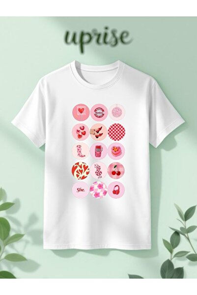 Vordevia Girls Things Printed Cotton Lu Oversized T-Shirt