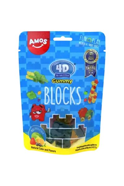 Amos 4D Blocks Gummy 72g