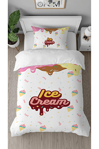 GREENDECOR Ice Cream Sweet Candy Patterned Special Design with Digital Print ...