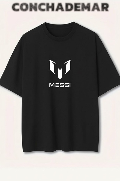 Vordevia Messi Printed Premium Oversized Cotton Lu T-Shirt