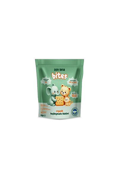 DOVANA Bites Organik Keçiboynuzlu Bisküvi 60 gr
