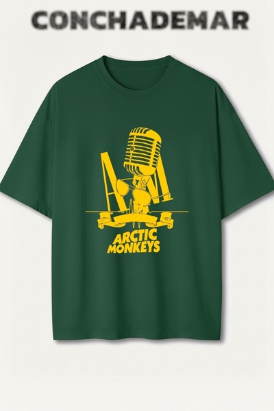 Vordevia Arctic Monkeys Printed Premium Oversized Cotton Lu T-Shirt