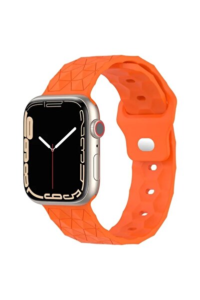 OEM Apple Watch Sport Belt Premium Silicone Orange, Water Resistant, 42–49mm ...