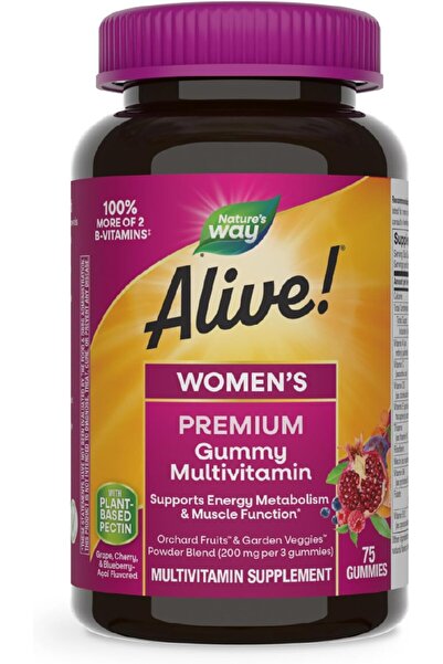 Nature's Way فيتامينات متعددة للنساء من ناتشرز واي ألايف! بريميوم على شكل حلوى