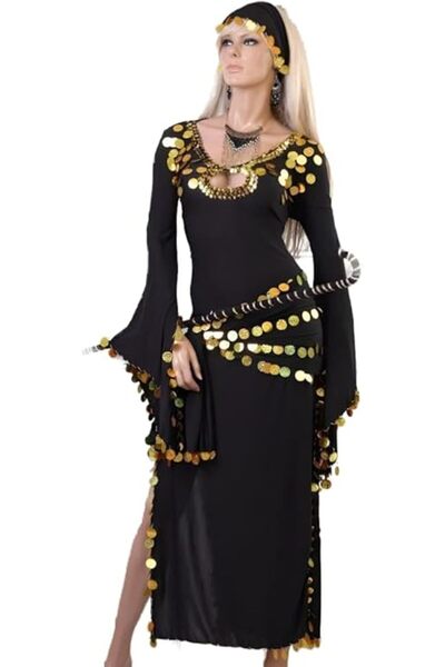 Dandasha Store Long Sleeve Dance Dress