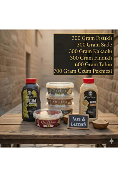 ORUÇ DEDE Ramazan Sofralarına Özel: 4 Çeşit Helva + Tahin & Pekmez