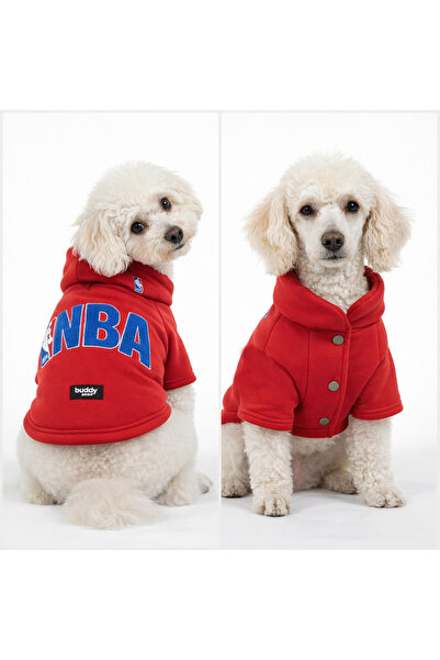 Buddy Store Hakim Yaka Kedi ve Köpekler için Nakışlı Ceket - Warm Flex Koleks...