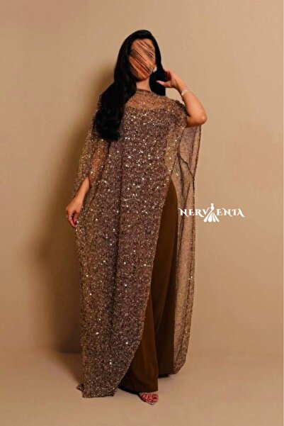 narvenia Lumines Eid jumpsuit with sequined With Scarf