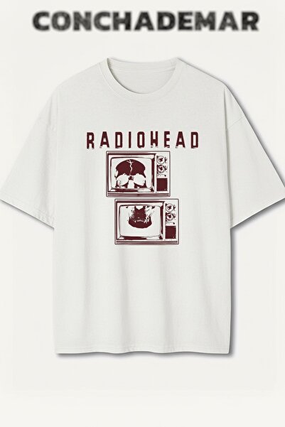 Vordevia Ράντιοουντχεντ με τύπωμα Πρέμιουμ oversized Βαμβάκι lu T-shirt