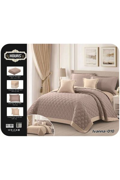 HOURS Summer compressed bedspread, king size, 4 pieces, double-sided
