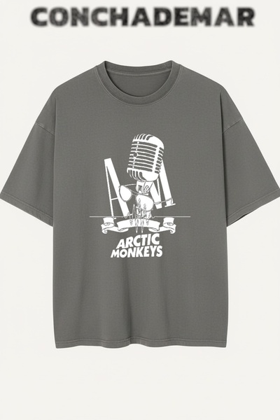 Vordevia Arctic Monkeys Printed Premium Oversized Cotton Lu T-Shirt