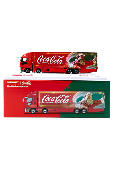 TOYFEST شاحنة ميتسوبيشي فوسو سوبر جريت كوكا كولا سانتا من تارميك ووركس بمقياس...