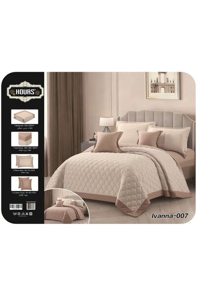 HOURS Summer compressed bedspread, king size, 4 pieces, double-sided