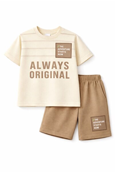 McA all inclusive Boy's Always Printed Summer Top and Bottom Set