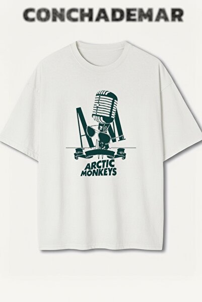 Vordevia Arctic Monkeys Printed Premium Oversized Cotton Lu T-Shirt