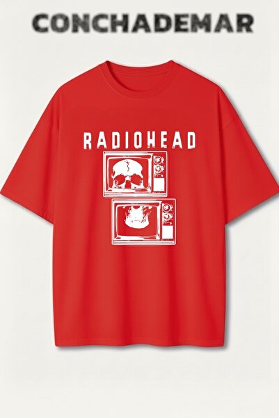 Vordevia Ράντιοουντχεντ με τύπωμα Πρέμιουμ oversized Βαμβάκι lu T-shirt