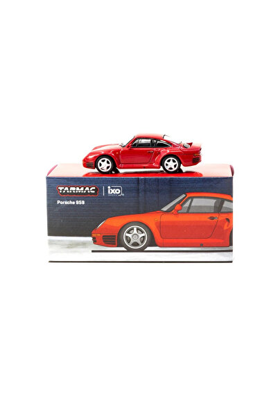 Tarmac Works X iXO Models 1/64 Porsche 959 Red