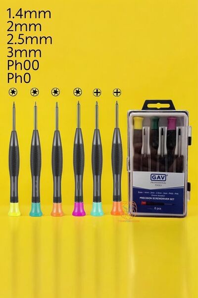 Creatividad Solutions Saat Telefon Tamir Tork Tornavida Seti 6'lı 715452