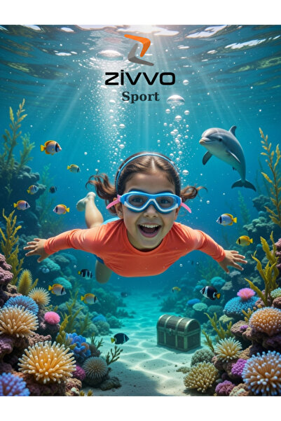 Zivvo نظارات السباحة للأطفال، نظارات السباحة البحرية، 4 ألوان