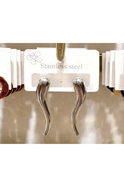 GLOW ACCESSORIES BAE Stainless Steel Bohemian Horn Earrings