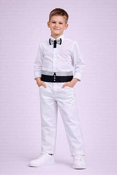 NOBLE STORE Αγόρια 23 Απριλίου 29 Οκτωβρίου Ζώνη μέσης Παπιγιόν & Πουκάμισο Π...