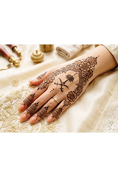 Traditional Floral Henna Stencil Sheet 3 pcs Set