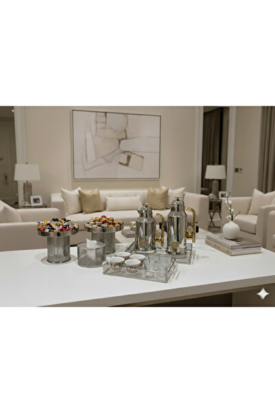 Generic A complete luxury hospitality set consisting of a tea and coffee ther...