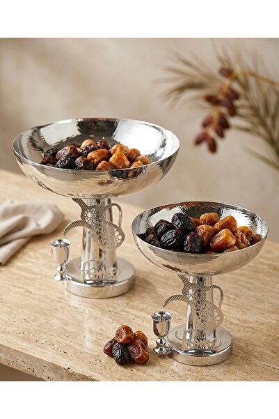 ABAS صحن تمر كبير على شكل دله